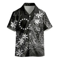 Black Kuki Airani Tapakau Kid Hawaiian Shirt Tribal Anchor Mix Tiare LT7 - Polynesian Pride