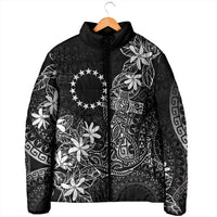 Black Kuki Airani Tapakau Padded Jacket Tribal Anchor Mix Tiare