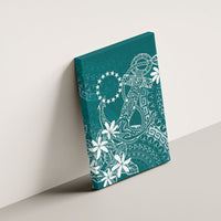 Teal Kuki Airani Tapakau Canvas Wall Art Tribal Anchor Mix Tiare LT7 - Polynesian Pride