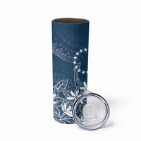 Navy Kuki Airani Tapakau Skinny Tumbler Tribal Anchor Mix Tiare