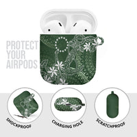 Sage Green Kuki Airani Tapakau AirPods Case Tribal Anchor Mix Tiare