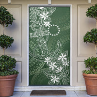Sage Green Kuki Airani Tapakau Door Cover Tribal Anchor Mix Tiare