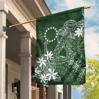 Sage Green Kuki Airani Tapakau Garden Flag Tribal Anchor Mix Tiare
