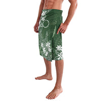 Sage Green Kuki Airani Tapakau Lavalava Tribal Anchor Mix Tiare