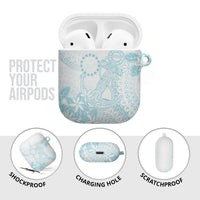 Turquoise Kuki Airani Tapakau AirPods Case Tribal Anchor Mix Tiare
