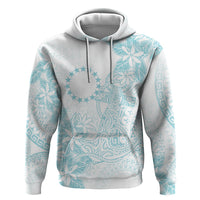 Turquoise Kuki Airani Tapakau Hoodie Tribal Anchor Mix Tiare