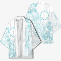 Turquoise Kuki Airani Tapakau Kimono Tribal Anchor Mix Tiare