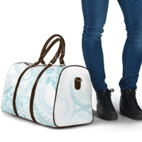 Turquoise Kuki Airani Tapakau Travel Bag Tribal Anchor Mix Tiare