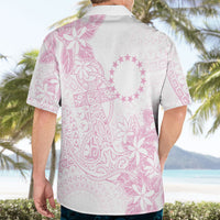 Candy Pink Kuki Airani Tapakau Hawaiian Shirt Tribal Anchor Mix Tiare