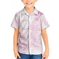 Candy Pink Kuki Airani Tapakau Hawaiian Shirt Tribal Anchor Mix Tiare LT7 - Polynesian Pride