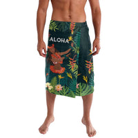 Hawaii Hula Girl Vintage Lavalava Tropical Forest