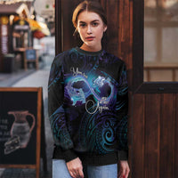 Polynesian Personalized Memorial Ugly Christmas Sweater Oceanic Infinity Symbol - Until We Meet Again - Polynesian Pride