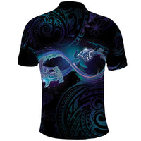 Polynesian Personalized Memorial Polo Shirt Oceanic Infinity Symbol - Until We Meet Again - Polynesian Pride