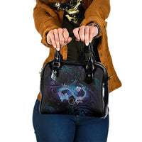 Polynesian Personalized Memorial Shoulder Handbag Oceanic Infinity Symbol - Until We Meet Again - Polynesian Pride