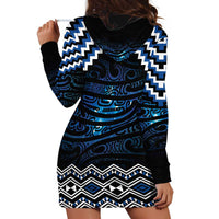 New Zealand Matariki Hoodie Dress Galaxy Styled Taniko