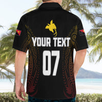 Personalised PNG Hunters Rugby Hawaiian Shirt Motuan Style LT7 - Polynesian Pride