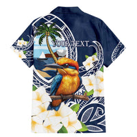 Hafa Adai Guam Family Matching Mermaid Dress and Hawaiian Shirt Sihek Guam Kingfisher with Guasali LT7 - Polynesian Pride