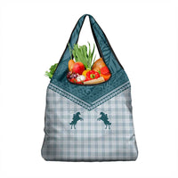 Aloha Hawaii Cowboys Paniolo Grocery Bag Teal Palaka - Polynesian Pride