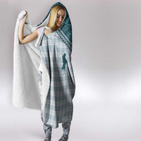 Aloha Hawaii Cowboys Paniolo Hooded Blanket Teal Palaka - Polynesian Pride