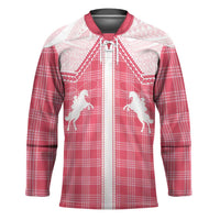 Aloha Hawaii Cowboys Paniolo Hockey Jersey Rose Palaka - Polynesian Pride