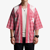 Aloha Hawaii Cowboys Paniolo Kimono Rose Palaka - Polynesian Pride