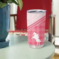 Aloha Hawaii Cowboys Paniolo Tumbler Cup Rose Palaka - Polynesian Pride