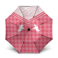 Aloha Hawaii Cowboys Paniolo Umbrella Rose Palaka - Polynesian Pride