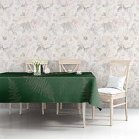 Kia Ora New Zealand Floral Tablecloth Sage Green - Polynesian Pride