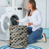 Sable Palaka Hula Girls Seamless Hawaii Aloha Laundry Basket - Polynesian Pride