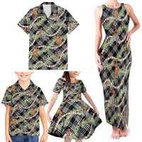 Sable Palaka Hula Girls Seamless Hawaii Aloha Family Matching Tank Maxi Dress and Hawaiian Shirt LT7 - Polynesian Pride