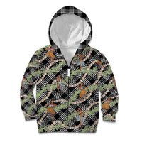 Sable Palaka Hula Girls Seamless Hawaii Aloha Kid Hoodie - Polynesian Pride
