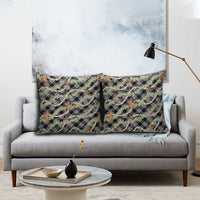 Sable Palaka Hula Girls Seamless Hawaii Aloha Pillow Cover - Polynesian Pride