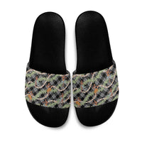 Sable Palaka Hula Girls Seamless Hawaii Aloha Slide Sandals - Polynesian Pride