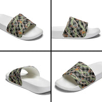 Sable Palaka Hula Girls Seamless Hawaii Aloha Slide Sandals - Polynesian Pride