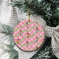 Lokelani Pink Palaka Hula Girls Seamless Hawaii Aloha Ceramic Ornament LT7 - Polynesian Pride