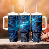 New Zealand Maori Matariki Tumbler With Handle Galaxy Kowhaiwhai