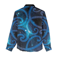 New Zealand Maori Matariki Women Casual Shirt Galaxy Kowhaiwhai