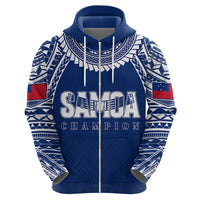 Custom Samoa Rugby Hoodie WC 2023 Champions LT7 - Polynesian Pride