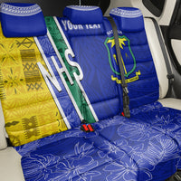 Personalised Fiji Natabua High School Back Car Seat Cover Kaviti Tapa Mix Colors Proud NHS LT7 - Polynesian Pride