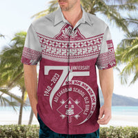 Personalised Fiji Adi Cakobau School Hawaiian Shirt ACS Old Girls Lotus Mix Masi LT7 - Polynesian Pride