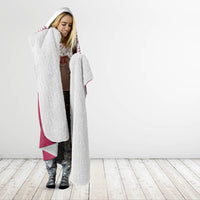 Personalised Fiji Adi Cakobau School Hooded Blanket ACS Old Girls Lotus Mix Masi LT7 - Polynesian Pride
