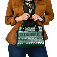 Hawaii Rainbow Warriors Christmas Shoulder Handbag Kakau Motifs LT7 - Polynesian Pride