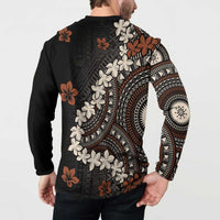 Bula Fiji Women's Day Button Sweatshirt Classic Masi Tapa