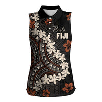 Bula Fiji Women's Day Women Sleeveless Polo Shirt Classic Masi Tapa