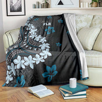 Bula Fiji Women's Day Blanket Indigo Masi Tapa