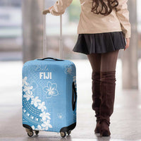 Bula Fiji Women's Day Luggage Cover Turquoise Masi Tapa LT7