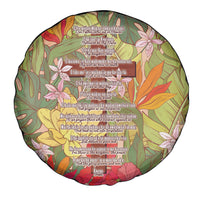Mahalo Hawaii - Ka Pule a ka Haku Spare Tire Cover Tropical Flowers LT7 - Polynesian Pride