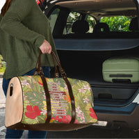 Mahalo Hawaii - Ka Pule a ka Haku Travel Bag Tropical Flowers LT7 - Polynesian Pride