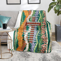 Mahalo Hawaii - Ka Pule a ka Haku Blanket Mixed Lei LT7 - Polynesian Pride