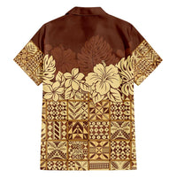 Niue Hiapo Motif Family Matching Long Sleeve Bodycon Dress and Hawaiian Shirt Tapa Classic LT7 - Polynesian Pride